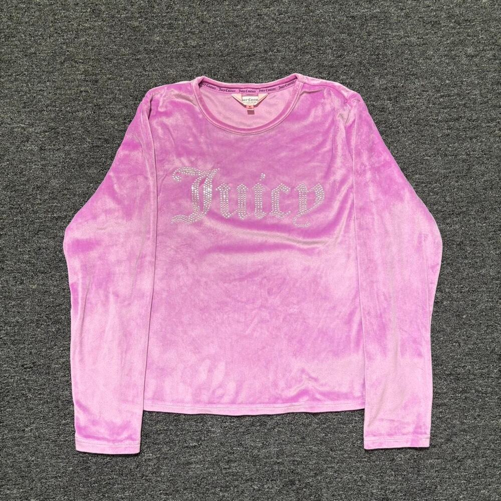 Juicy couture sleepwear velour long sleeve